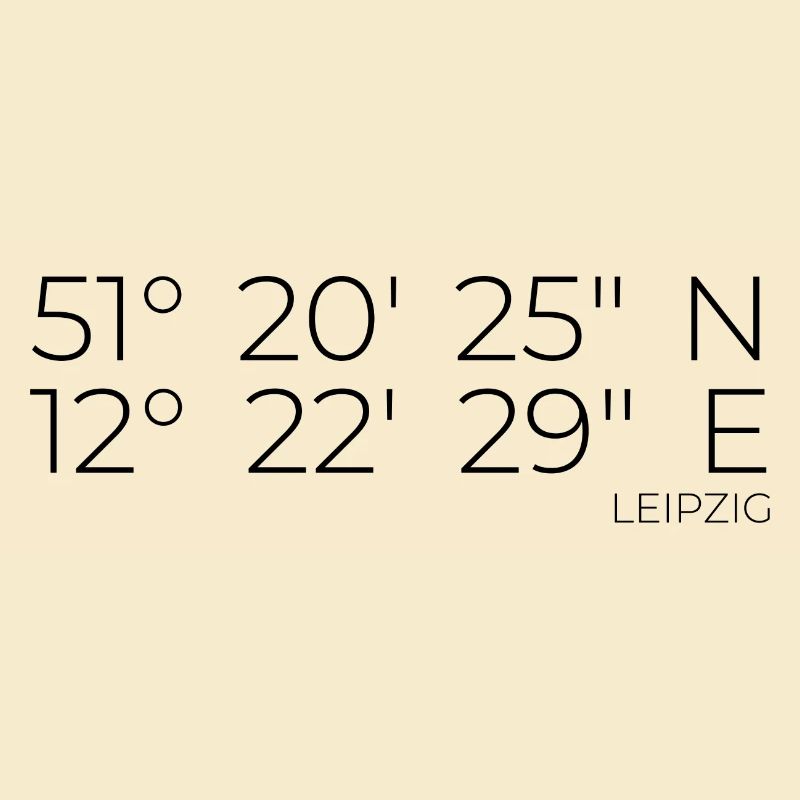 Coordinates Leipzig