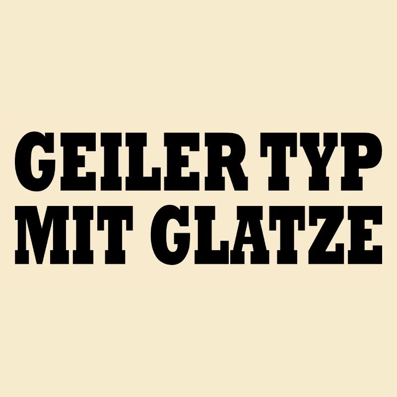 geiler typ mit glatze