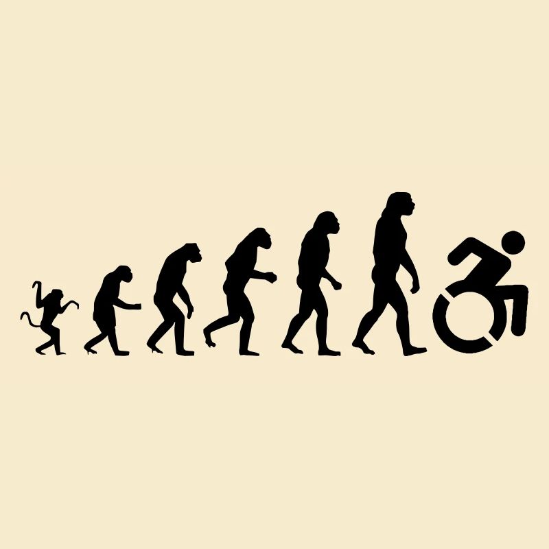Evolution des Rollstuhls *