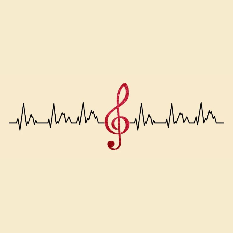 Glowing Treble Clef