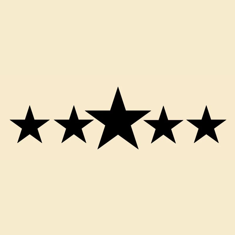 Five solid stars