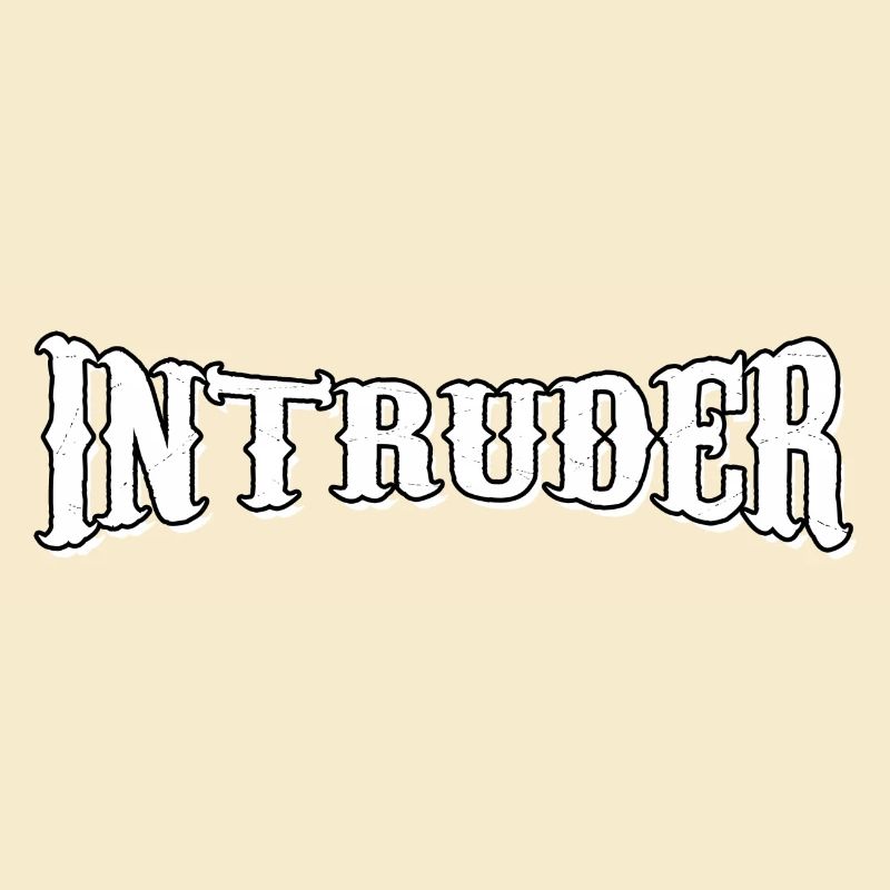 intrus hacker intrus clan sticker ordinateur