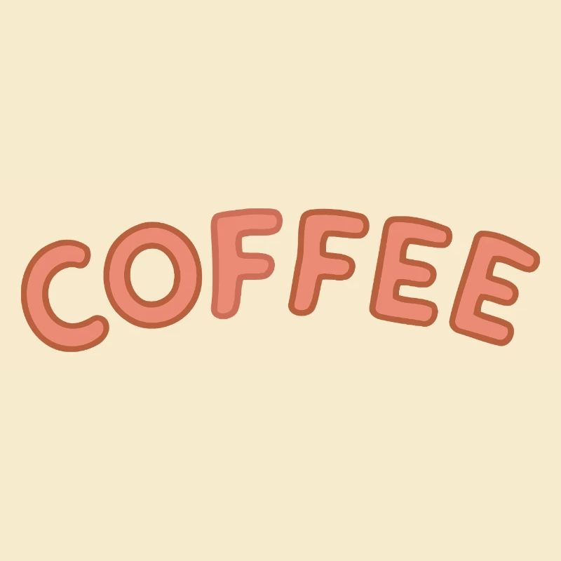 Coffee Letterpress Bow