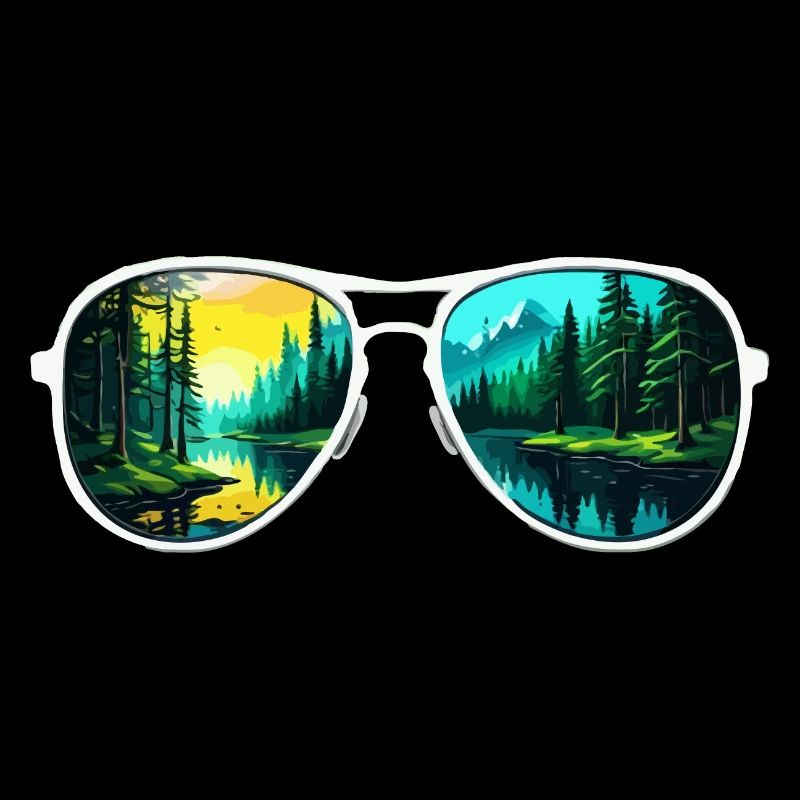 Lunettes de soleil / Reflection / Forest / Reflection