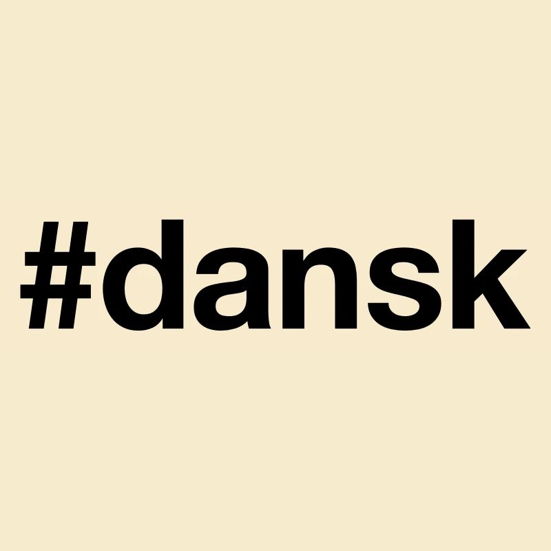 DANSK Danish Hashtag Denmark