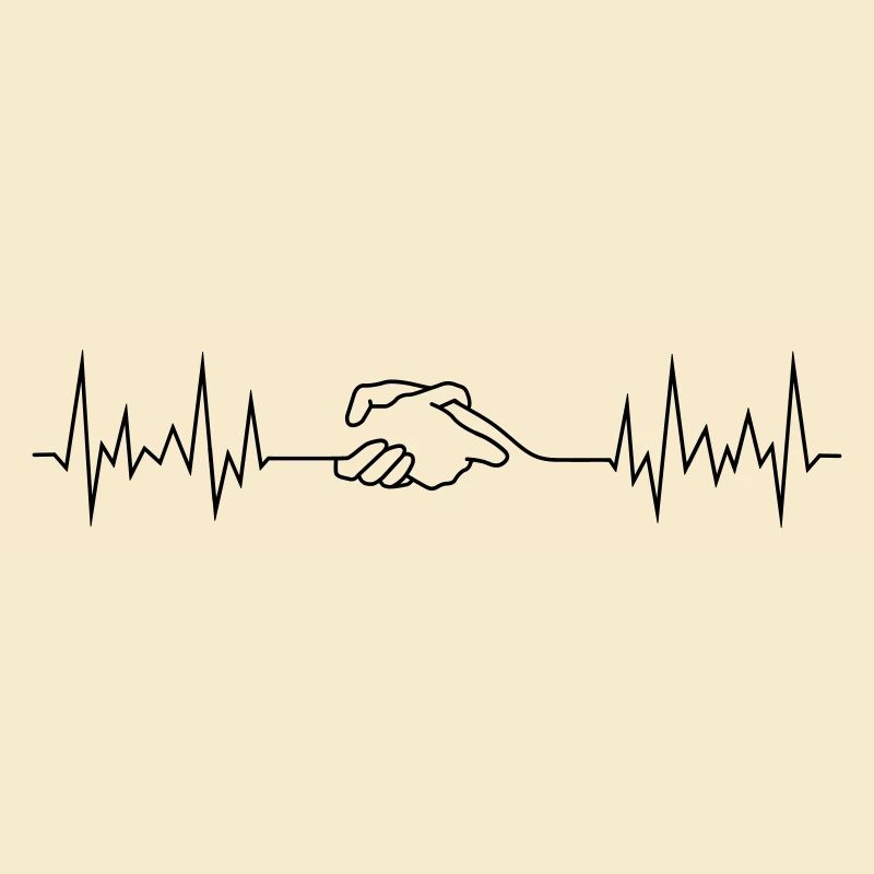 wave peace handshake