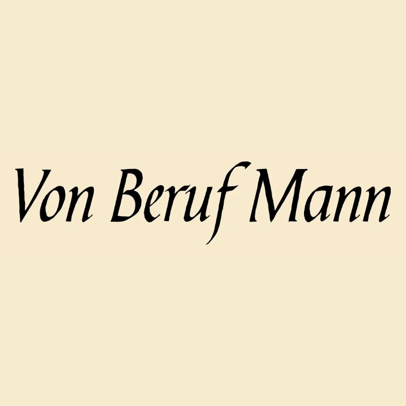Beruf Mann