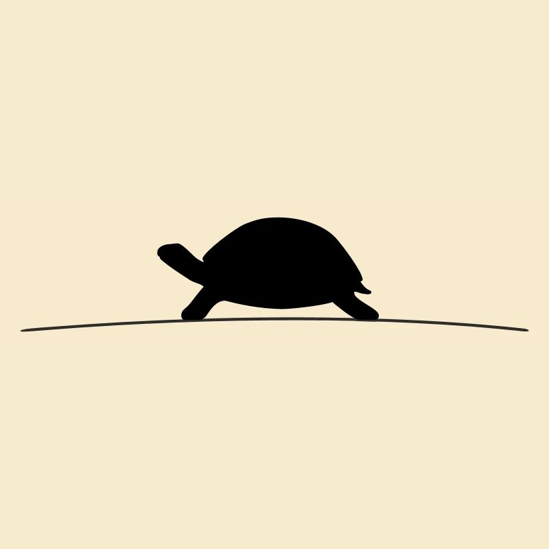Schildkröte Silhouette