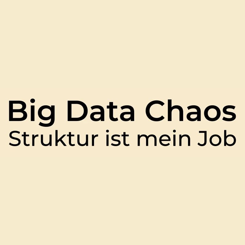Big Data Chaos – La structure est mon travail