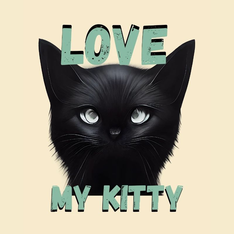 J’adore mon chat design de chat