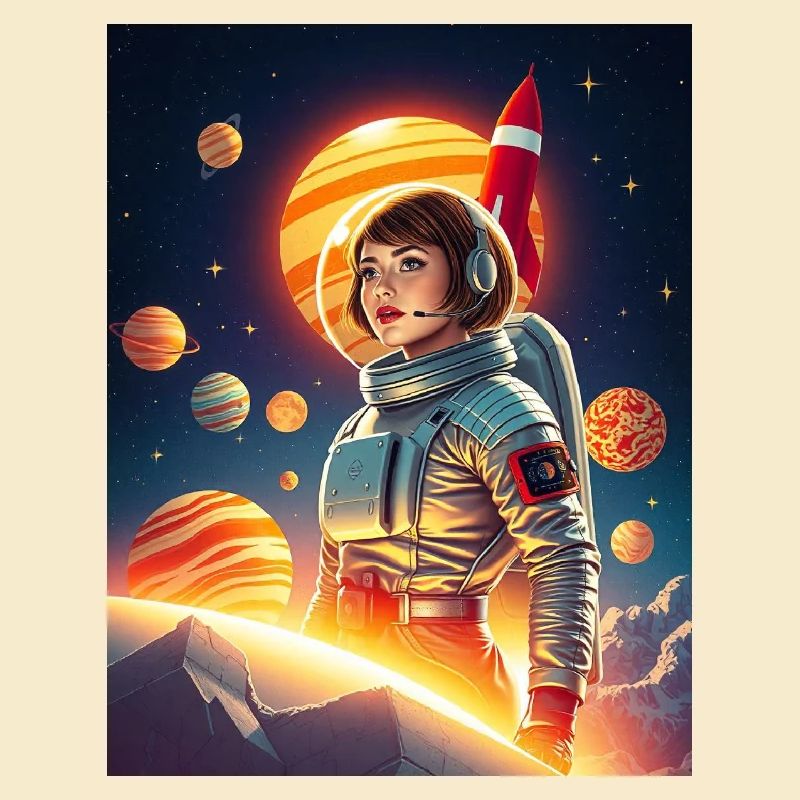 Astronaute dans l’espace