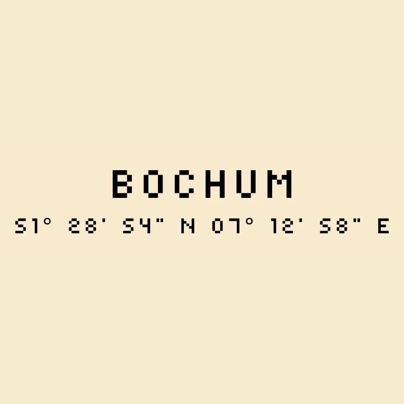 Coordonnées de Bochum