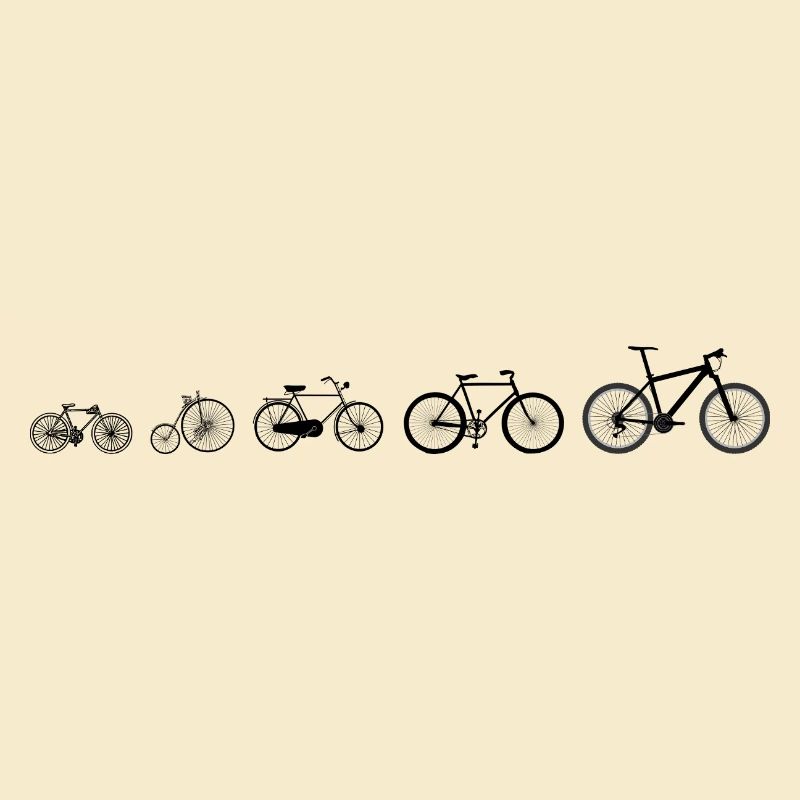 Evolutionsentwicklung des Radfahrens