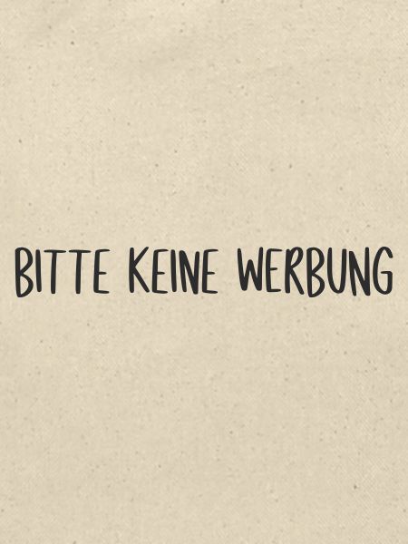Bitte keine Werbung