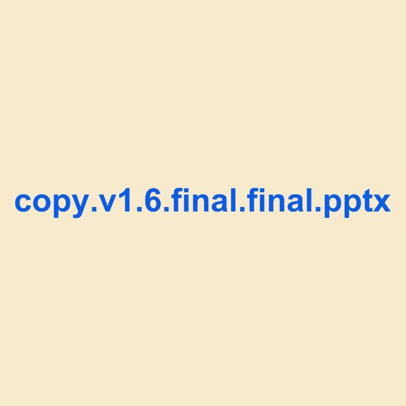 The final PowerPoint