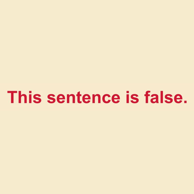 This Sentence Is False