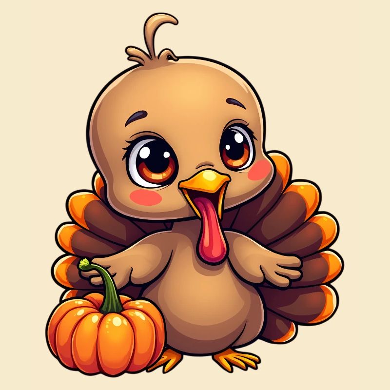 Bébé dinde de Thanksgiving