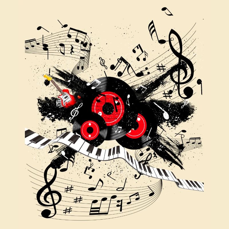 Red Record Melody and Keyboard Track
