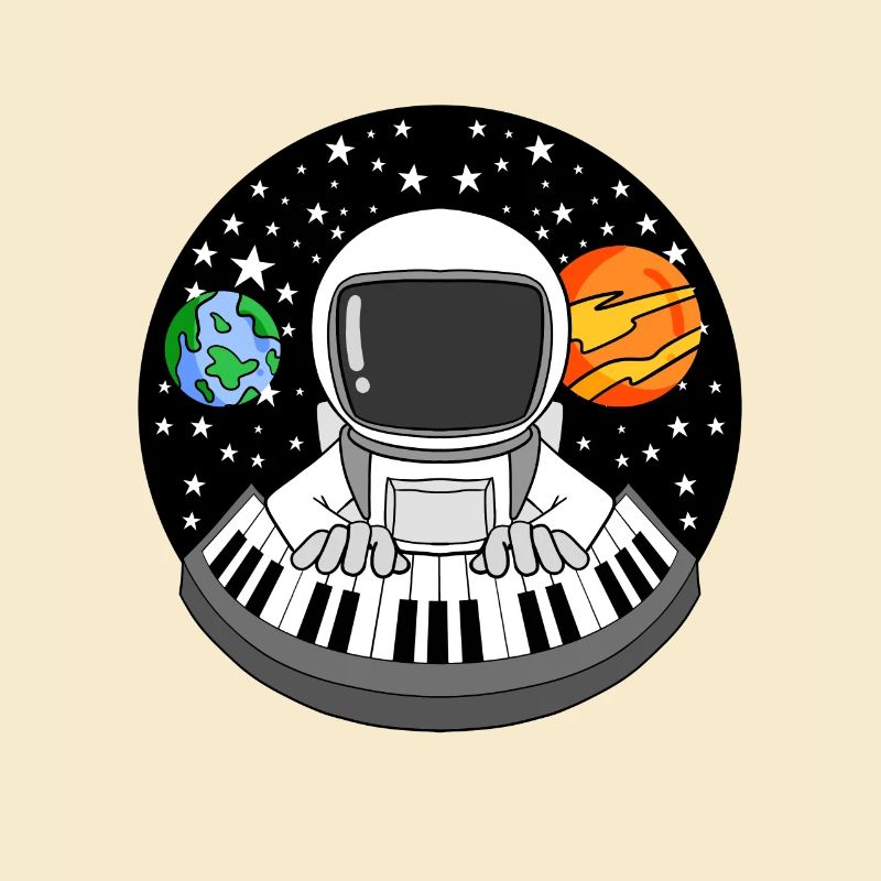 Un astronaute joue du piano dans l’espace