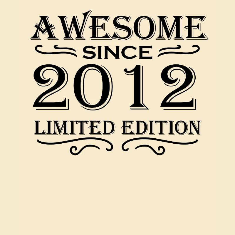 2012 - Né 2012 - Année de naissance 2012