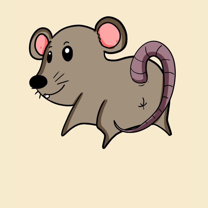 Mouse from behind - Mouse butt - Mouse ass