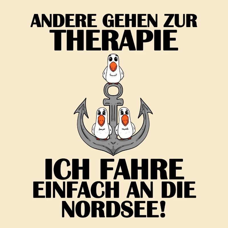 Nordsee Plattdeutsch Spruch Moin Möwe Anker