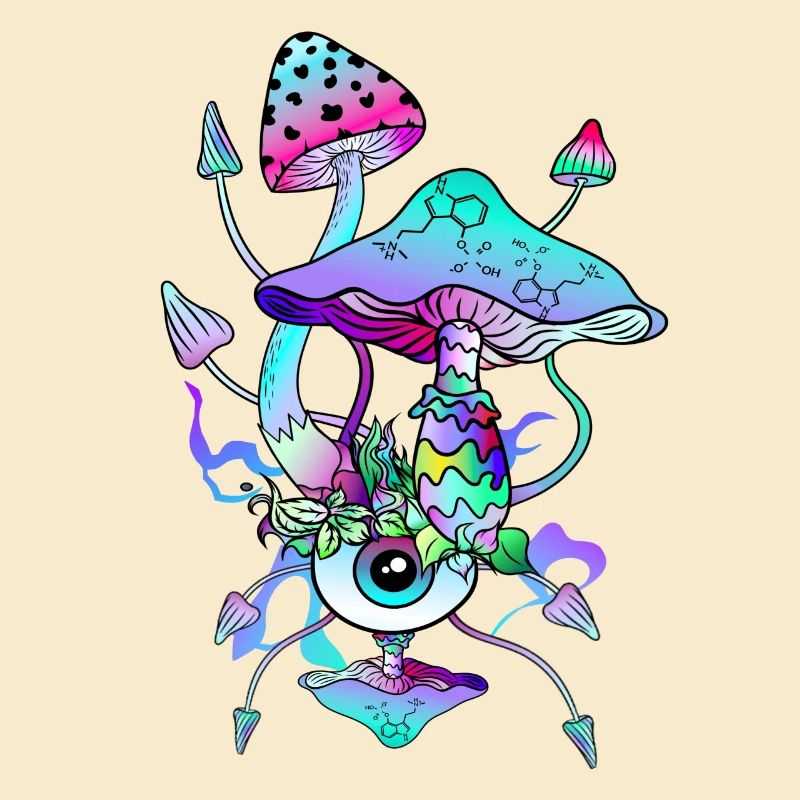 Psytrance Champignons Psychédéliques