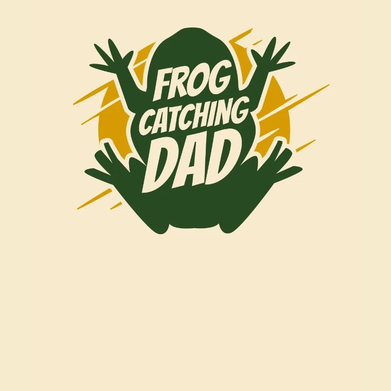 Frog Catching Dad Tadpole Tree Frog Toad