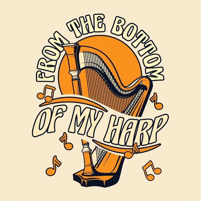 Du bas de ma harpe Harpe Harpe musicale Harpe
