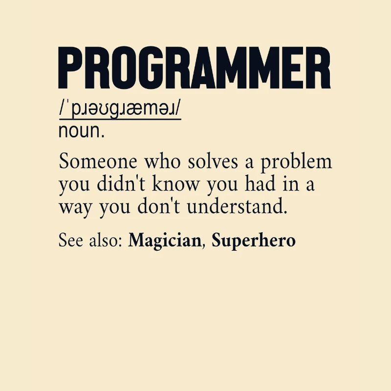 Programmer Definition Softwareentwickler Coder