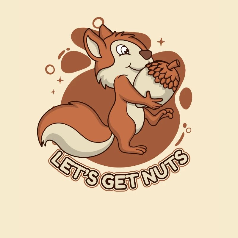 Let's Get Nuts Squirrel Fuchshörnchen Eichhörnchen