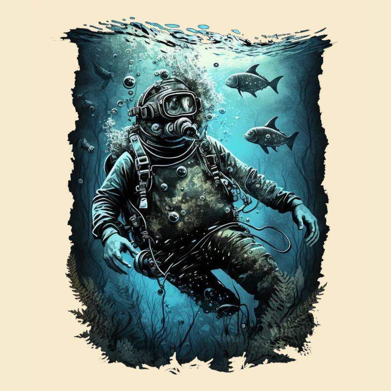 Divers with fish