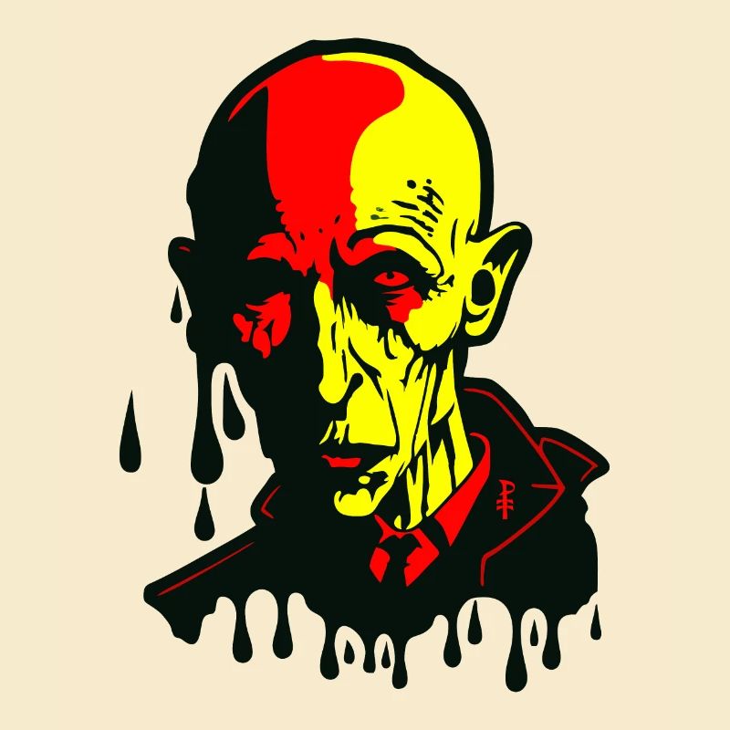 German Flag Nosferatu Vampire