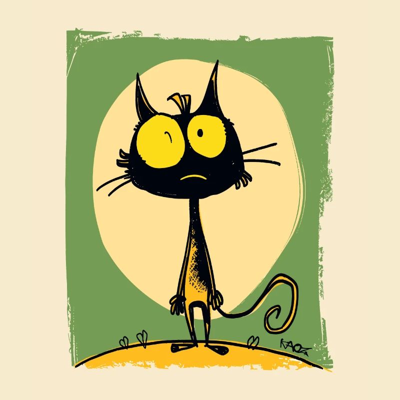 Le chat drôle le plus cool