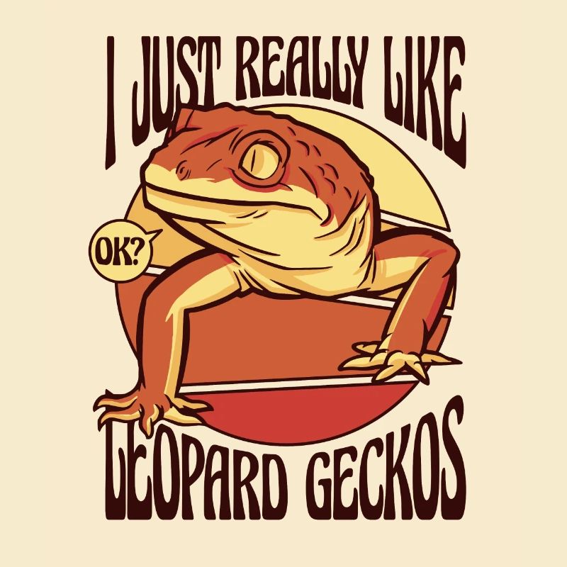Juste comme le léopard Geckos Lézard à crête