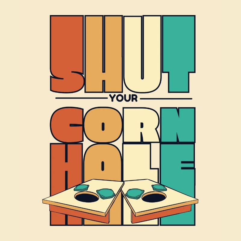 Halt deine Cornhole Spielbretter Sitzsack Cornhole