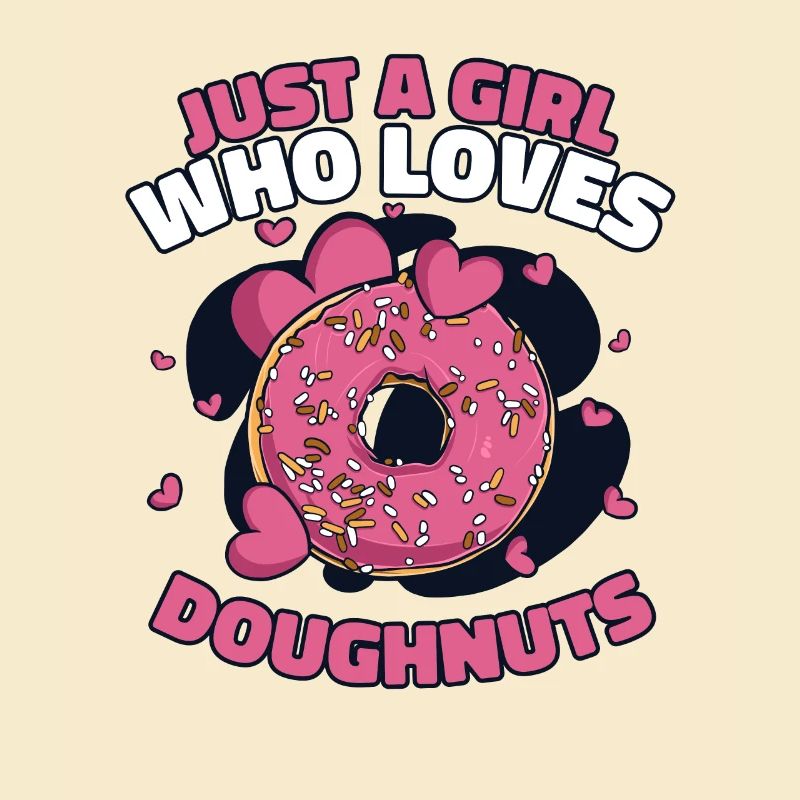 Mädchen, Das Donuts liebt Donuts Maker Glasiert