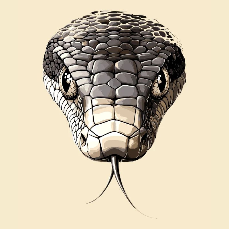 Serpent Python Cobra Mamba Serpent à sonnettes Serpent