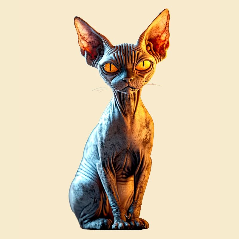 Chat Sphynx Chat Sphynx Chat Canadien Mignon Sphinx