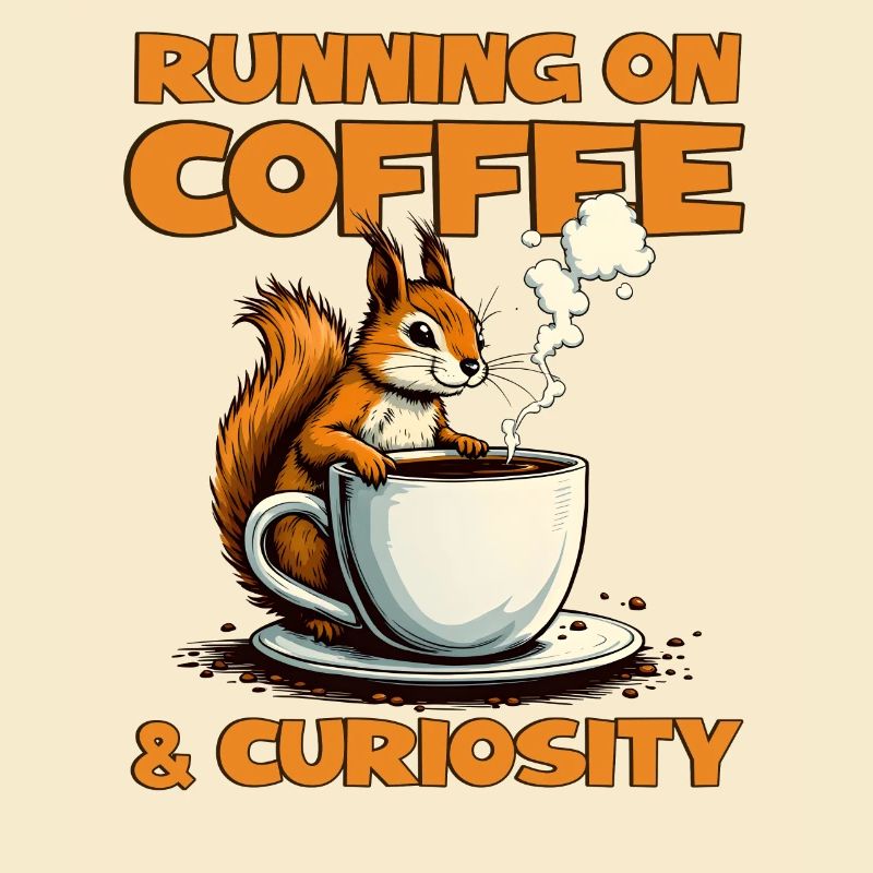 With coffee and curiosity – squirrel coffee
