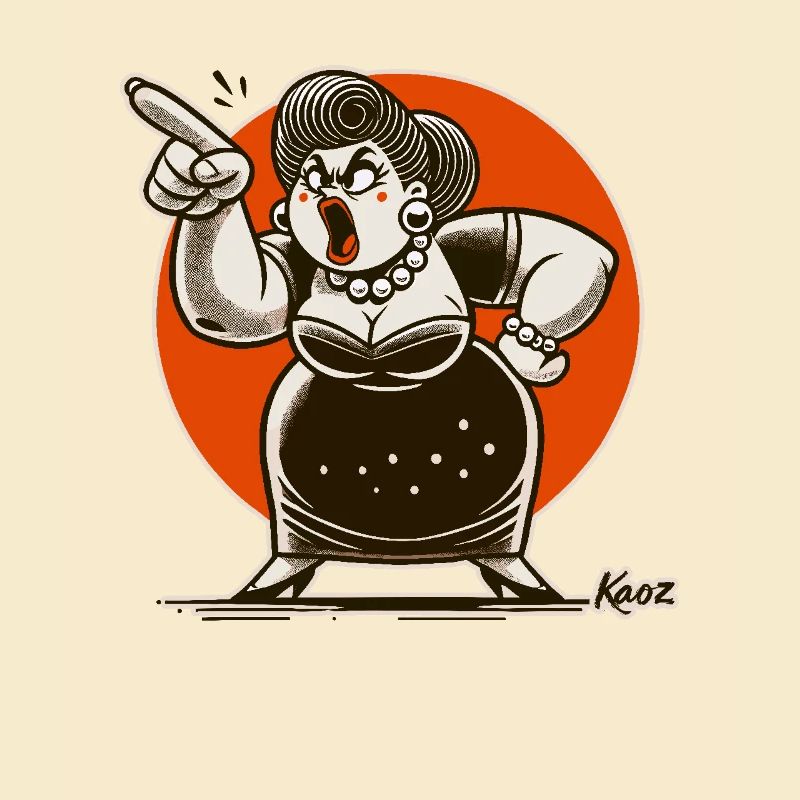 Big Mama schimpft mit dir
