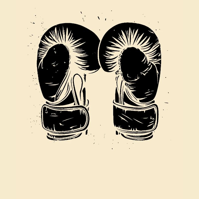 Dessin de gants de boxe