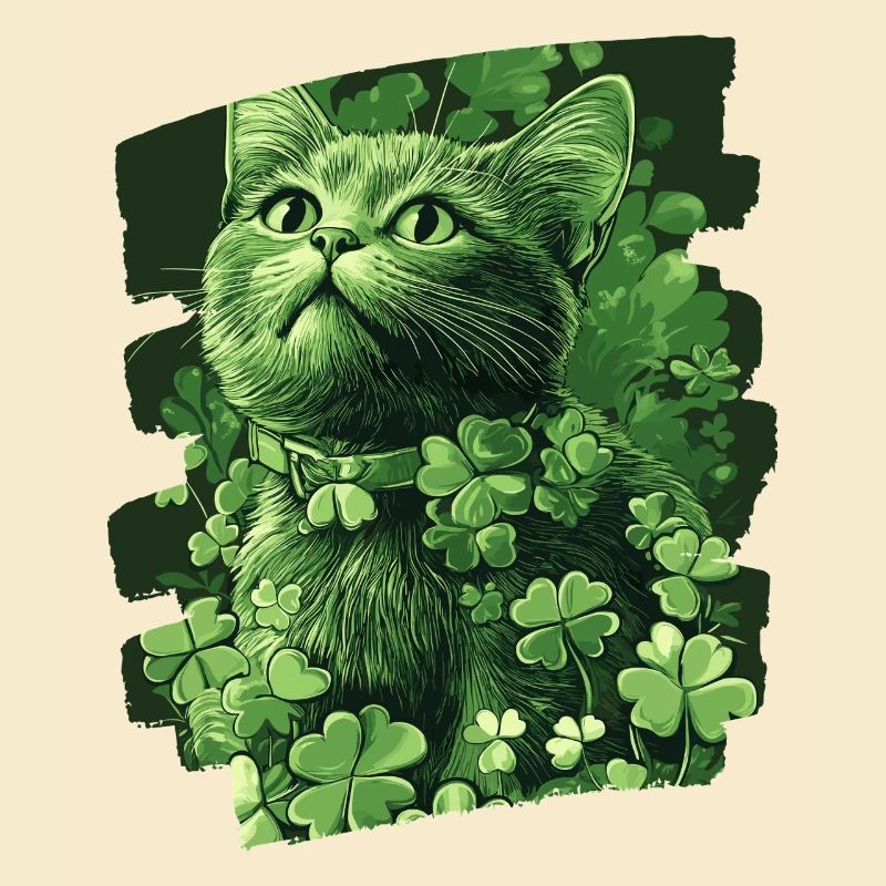 Chat de la Saint-Patrick