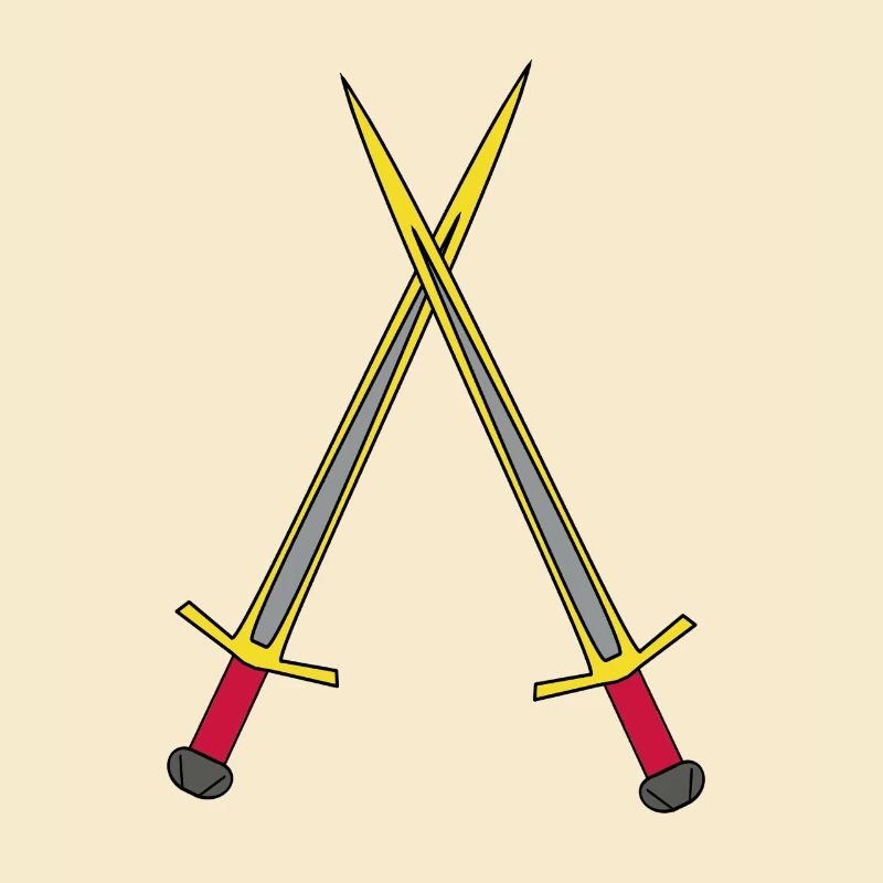 Épée Chevalier Guerrier Médiéval Épées