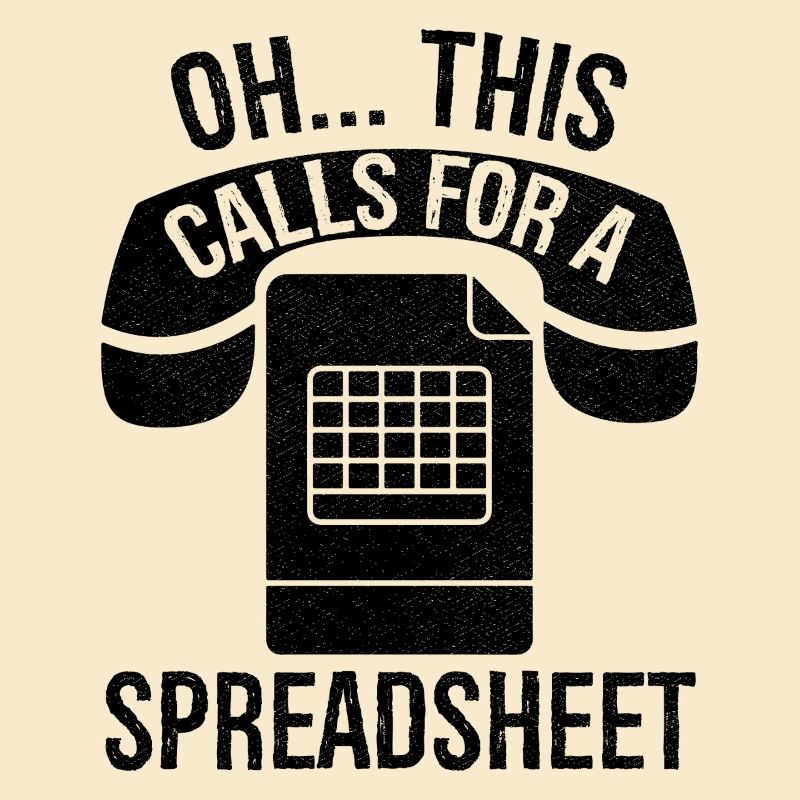 Oh this calls for a spreadsheet
