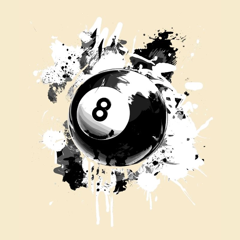 Creative Billiard 8-Ball Design