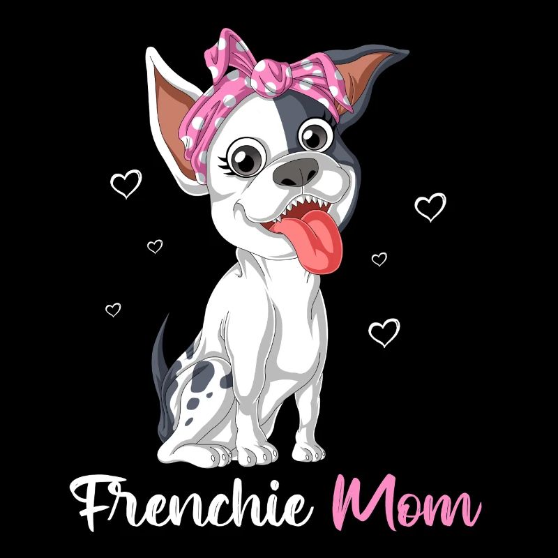 Frenchie Mom - Conception mignonne d’amant du bouledogue français