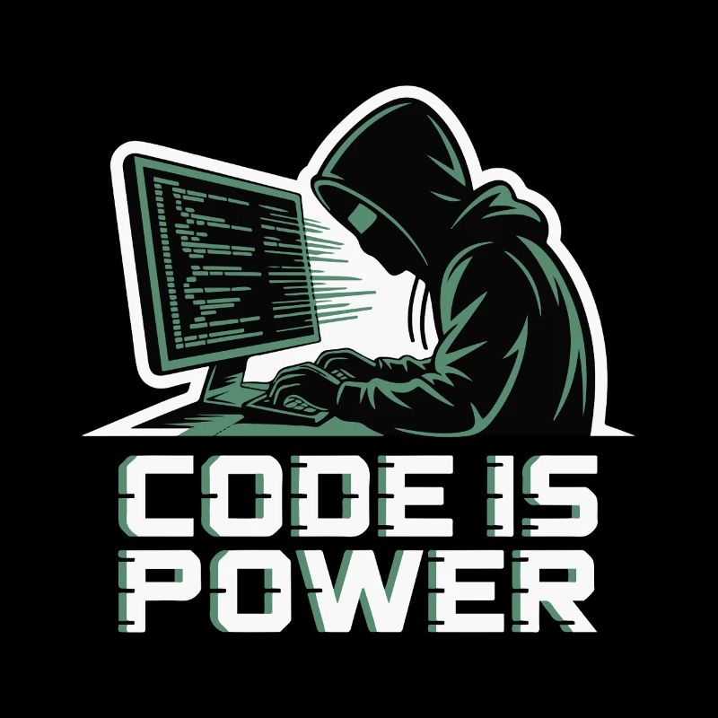 Cyber Hacker Code Infinity Design