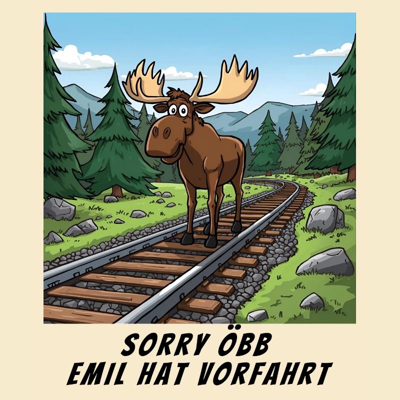 Sorry Bahn - Emil hat hier Vorfahrt