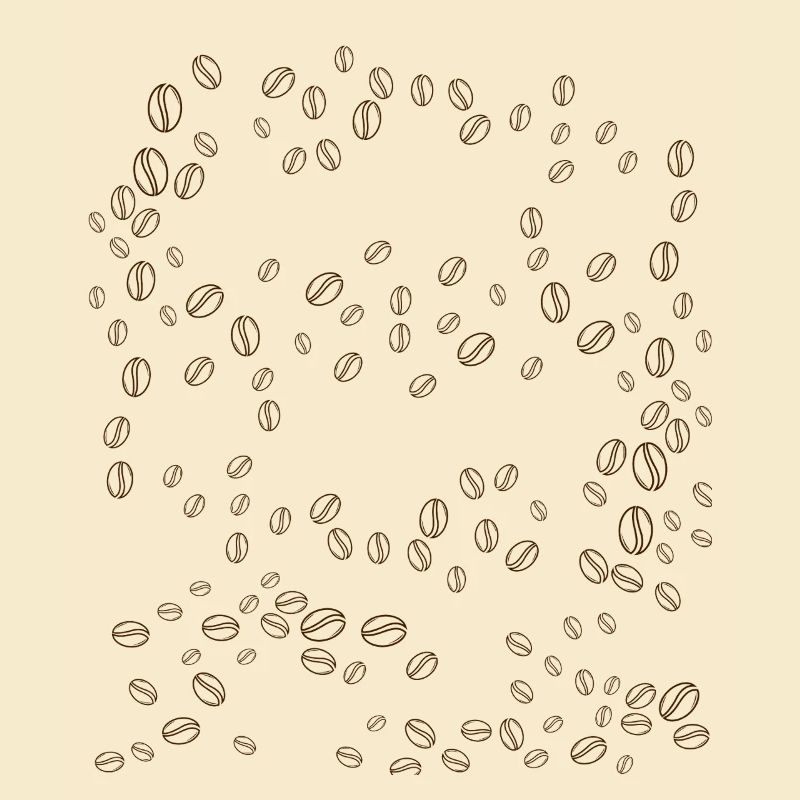 Coffee Bean Orbit Swirl